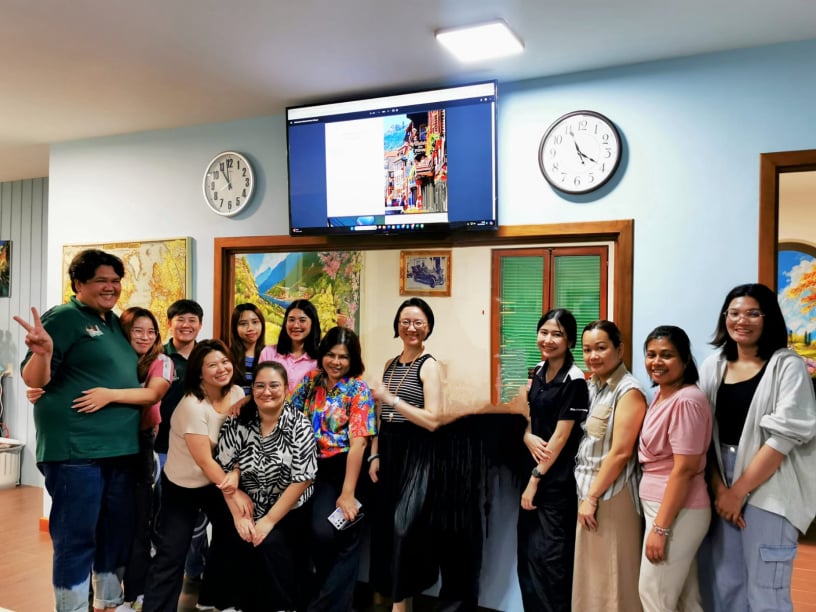 Real Europe Tours staff at the Bangkok office